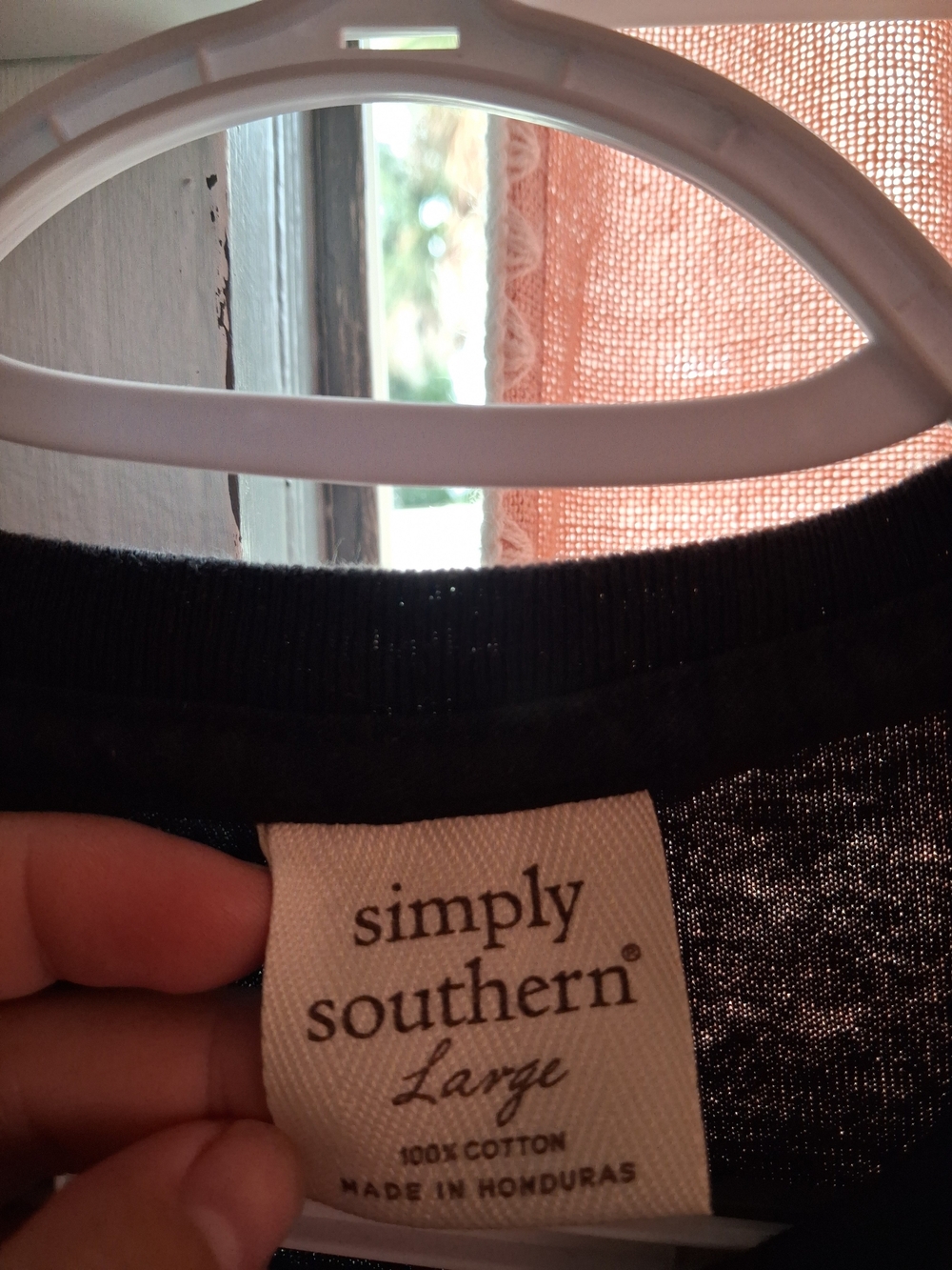 Simply Southern Black Cotton Women's Top
